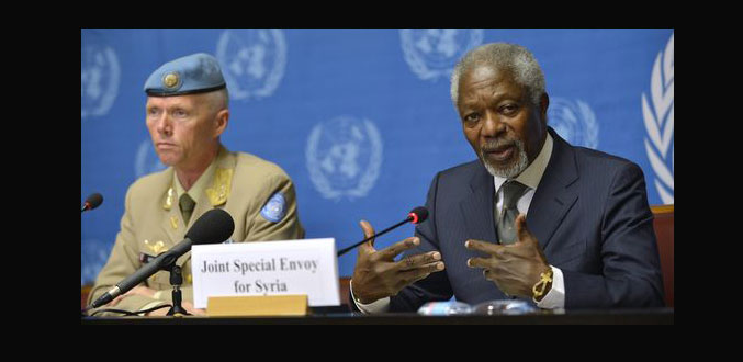 Kofi Annan propose un gouvernement de transition en Syrie
