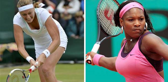 Tennis-Wimbledon: duel Petra Kvitova-Serena Williams en quarts