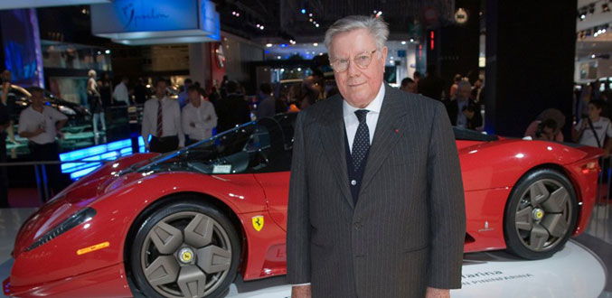 Décès de Sergio Pininfarina, designer de la Ferrari Testarossa