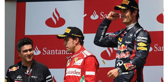 Formule 1: Red Bull prolonge Webber pour 2013