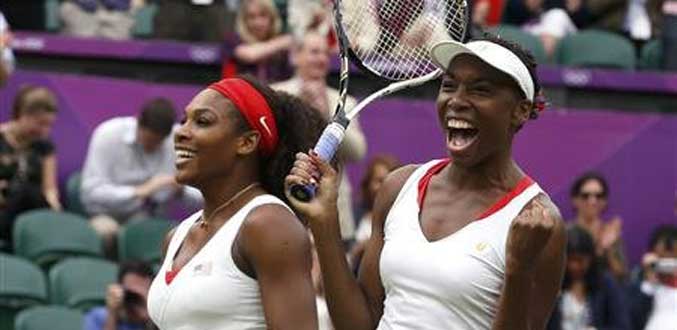 JO: les soeurs Williams médailles d''or du double