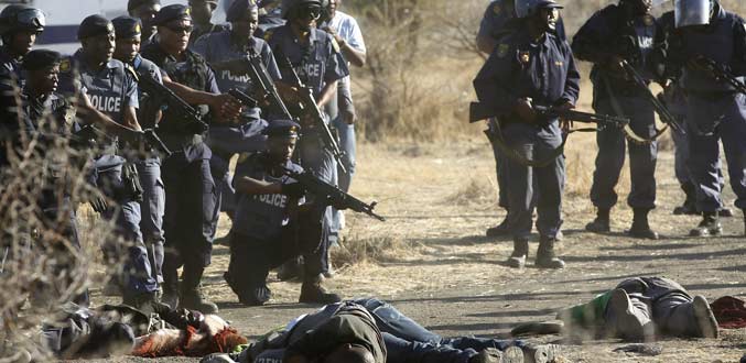 Heurts meurtriers entre police sud-africaine et mineurs en grève