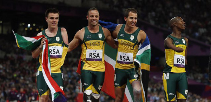 Paralympiques : Pistorius gagne le relais avec l’Afrique du Sud