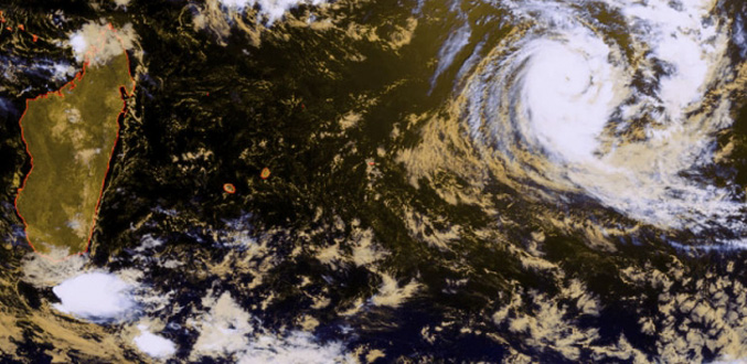 Météo : le cyclone tropical Claudia s’affaiblit au Nord-Est de Maurice