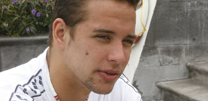 Chad Le Clos et son coach Graham Hill à la rencontre des nageurs mauriciens