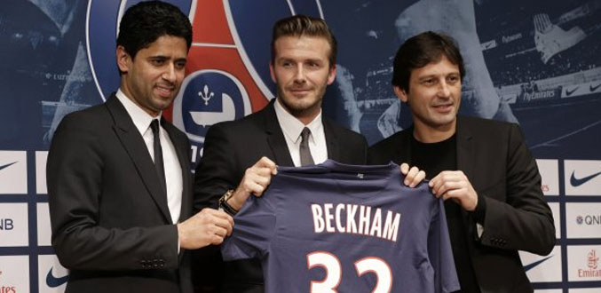 David Beckham rejoint le Paris SG et portera le No. 32