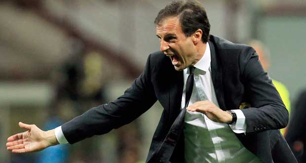 Serie A :  Allegri reste à la tête de l’AC Milan 