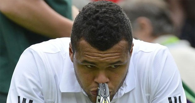 Wimbledon: fissure du tendon rotulien pour Tsonga