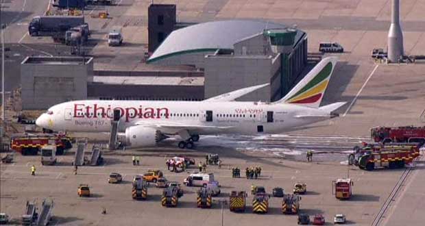 Un Boeing Dreamliner prend feu à l'aéroport d'Heathrow