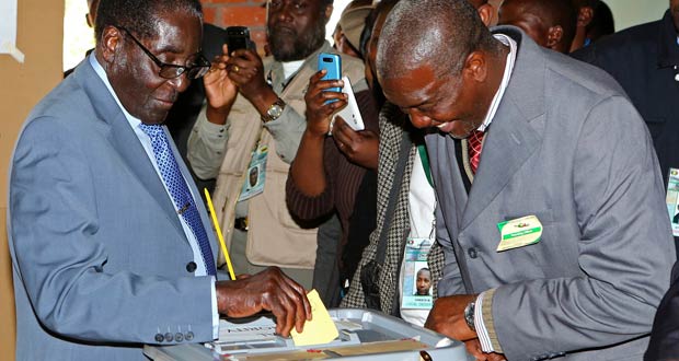 Zimbabwe: de 70 à 75% des voix pour Mugabe