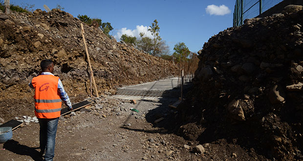 Bell Village : des drains au milieu de la montagne