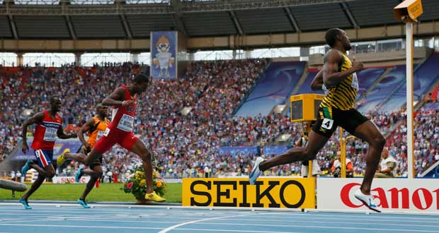 Sur 200 m, Usain Bolt s'offre un septième titre mondial