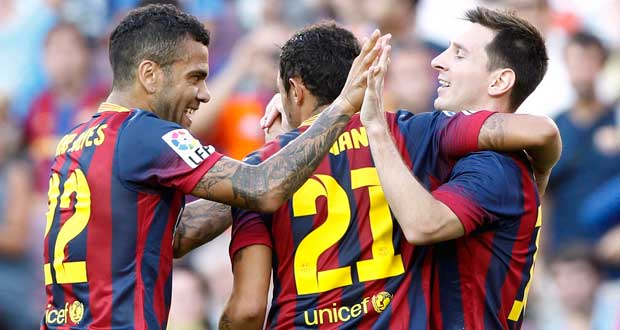 Liga : Le Barça de Martino commence par une victoire 7-0