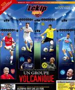 Une de Lékip du vendredi 13 consacrée à la reprise de la Ligue des champions