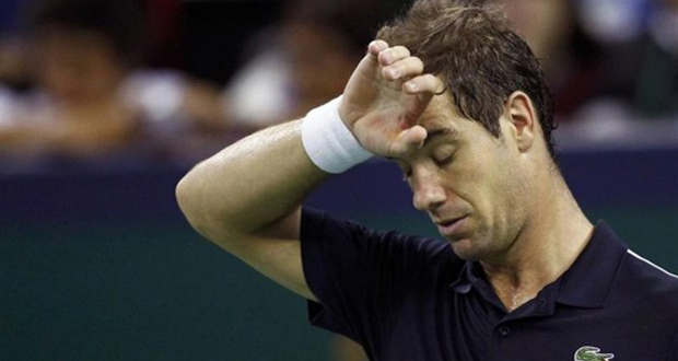 Tennis: Richard Gasquet éliminé d'entrée à Shanghai