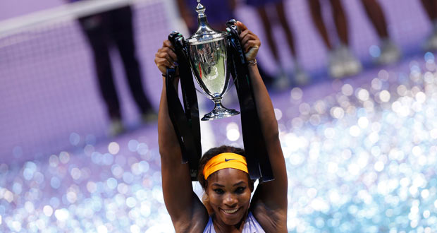 Tennis : Serena Williams termine l'année en beauté