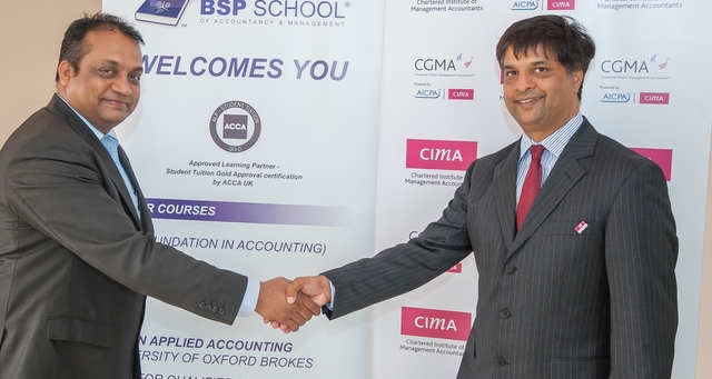 Comptabilité: la CIMA renforce sa présence à Maurice avec la BSP School of Accountancy and Management