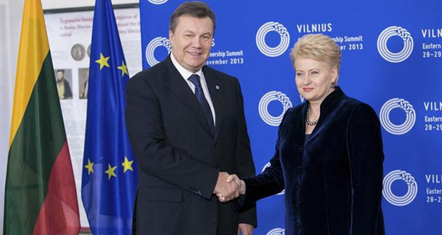 Pas de signature d'accord entre l'Ukraine et l'UE à Vilnius