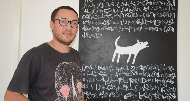 Peinture : Christophe Rey, nom d’un chien!