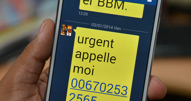 Vaste arnaque à travers les téléphones portables