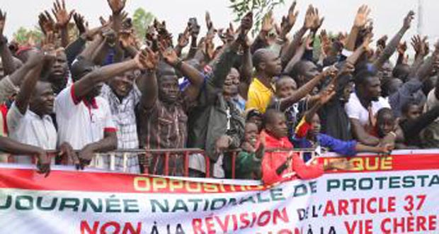 Manifestation sans précédent depuis des décennies au Burkina Faso