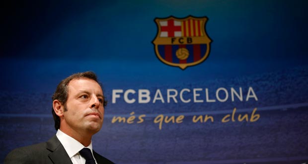 Football: le président du FC Barcelone annonce sa démission