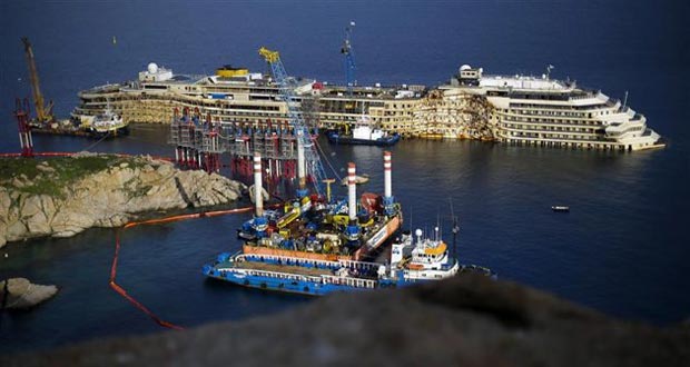 Accident mortel sur l'épave du Costa Concordia