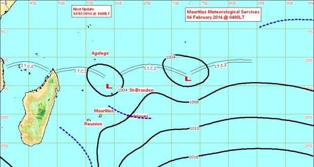 Météo: Maurice en pré alerte cyclonique