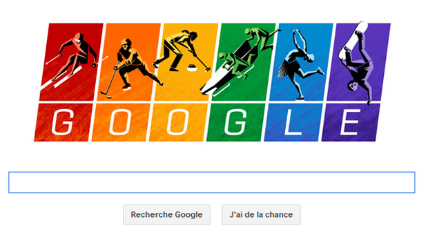 Google adopte le drapeau arc-en-ciel pour les JO de Sotchi
