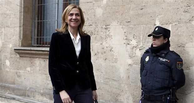 L'infante d'Espagne devant la justice