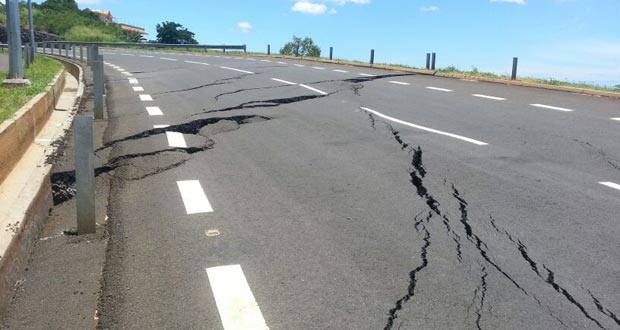 A peine construite, la Ring Road en piteux état