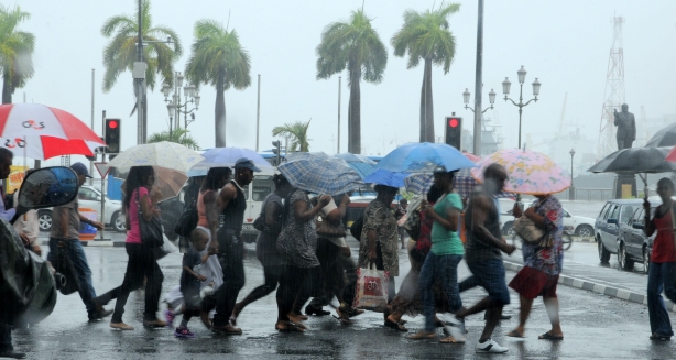 Maurice sous la pluie ce week-end