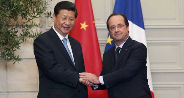 L'amitié franco-chinoise ravivée par une pluie de contrats