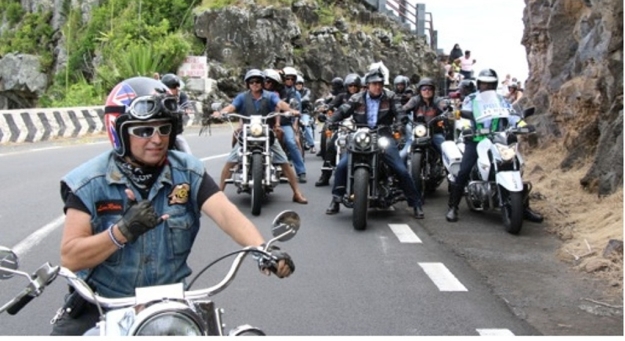 Harley Davidson: les bikers mauriciens aident à promouvoir l'île