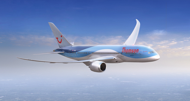 Le premier avion de Thomson Airways a atterri à Plaisance ce lundi matin