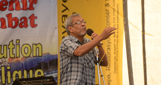  Meeting de la CTSP: discours apolitique de Jack Bizlall