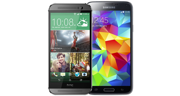HTC M8 vs Samsung S5 : duel au sommet