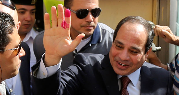 Deuxième jour de vote en Egypte, Sissi donné largement vainqueur