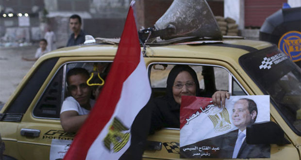 Écrasante victoire du maréchal Sissi en Egypte