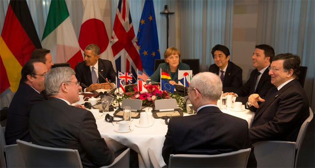 Politique étrangère et économique au G7 réuni sans la Russie