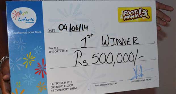 Carte à gratter Foot Mania: un jeune gagne un demi-million 