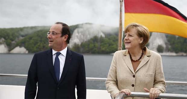 Ukraine : Merkel et Hollande expriment leur préoccupation à Poutine