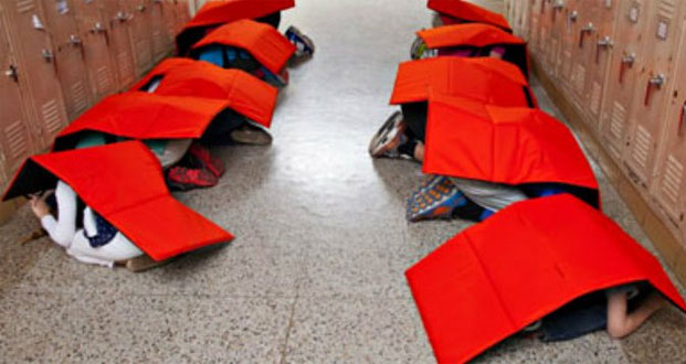 Des couvertures pare-balles pour les écoliers américains