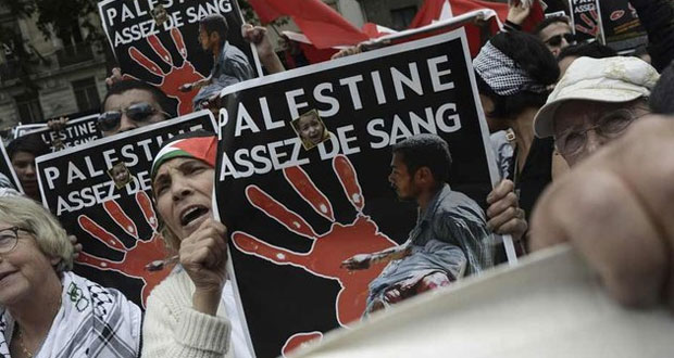 France: 7 000 personnes défilent à Paris pour les Palestiniens