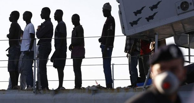 Afflux de migrants à la frontière avec l'Italie