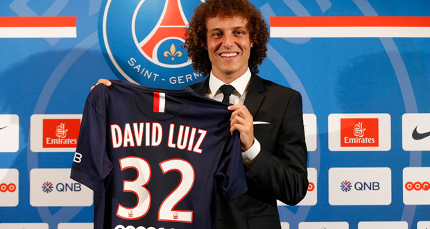 PSG: Le transfert de David Luiz n'"était pas cher", selon Al Khelaifi 