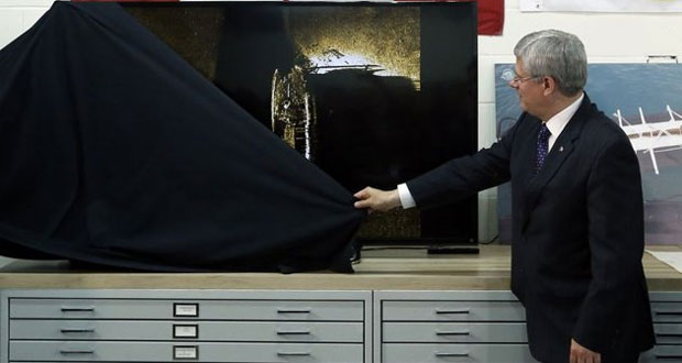L'épave d'un navire de l'expédition Franklin retrouvée au Canada