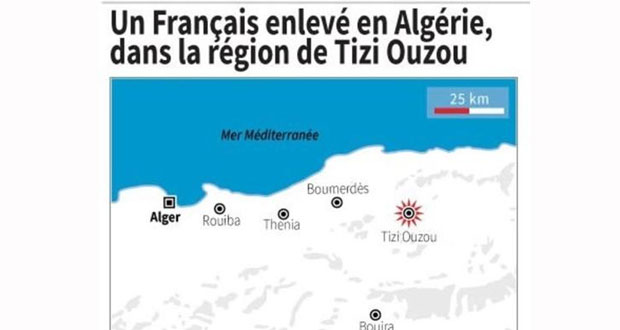 Un groupe lié à l'EI menace de tuer un Français enlevé en Algérie