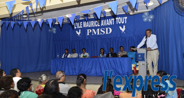 Duval à Eau-Coulée: «L’alliance rouge-mauve viole la démocratie» 