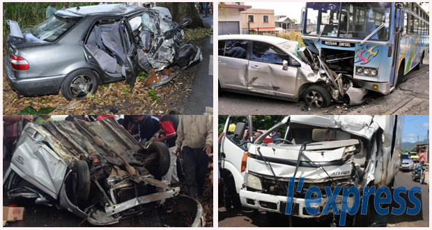 Accidents de la route: le cap des 100 morts franchi